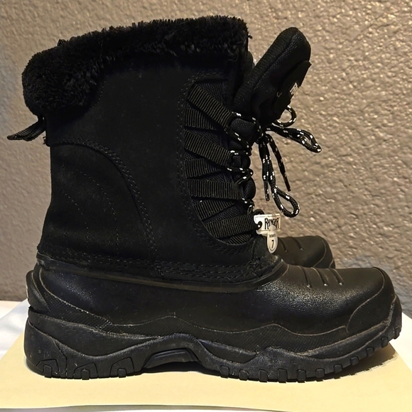Ranger boots, NWOT, Lace up, Removable liner, Thermolite, Black, Women's 7, - Picture 6 of 16
